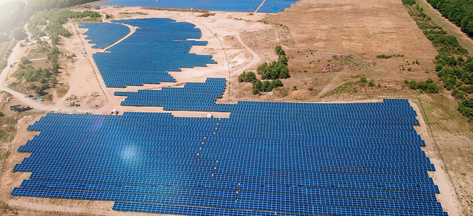 Luftbild Solarpark, Domsühl in Deutschland