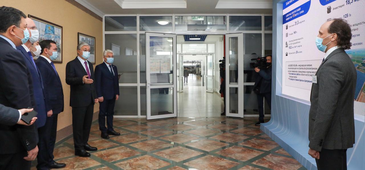 Treffen mit dem Präsidenten Kasachstans