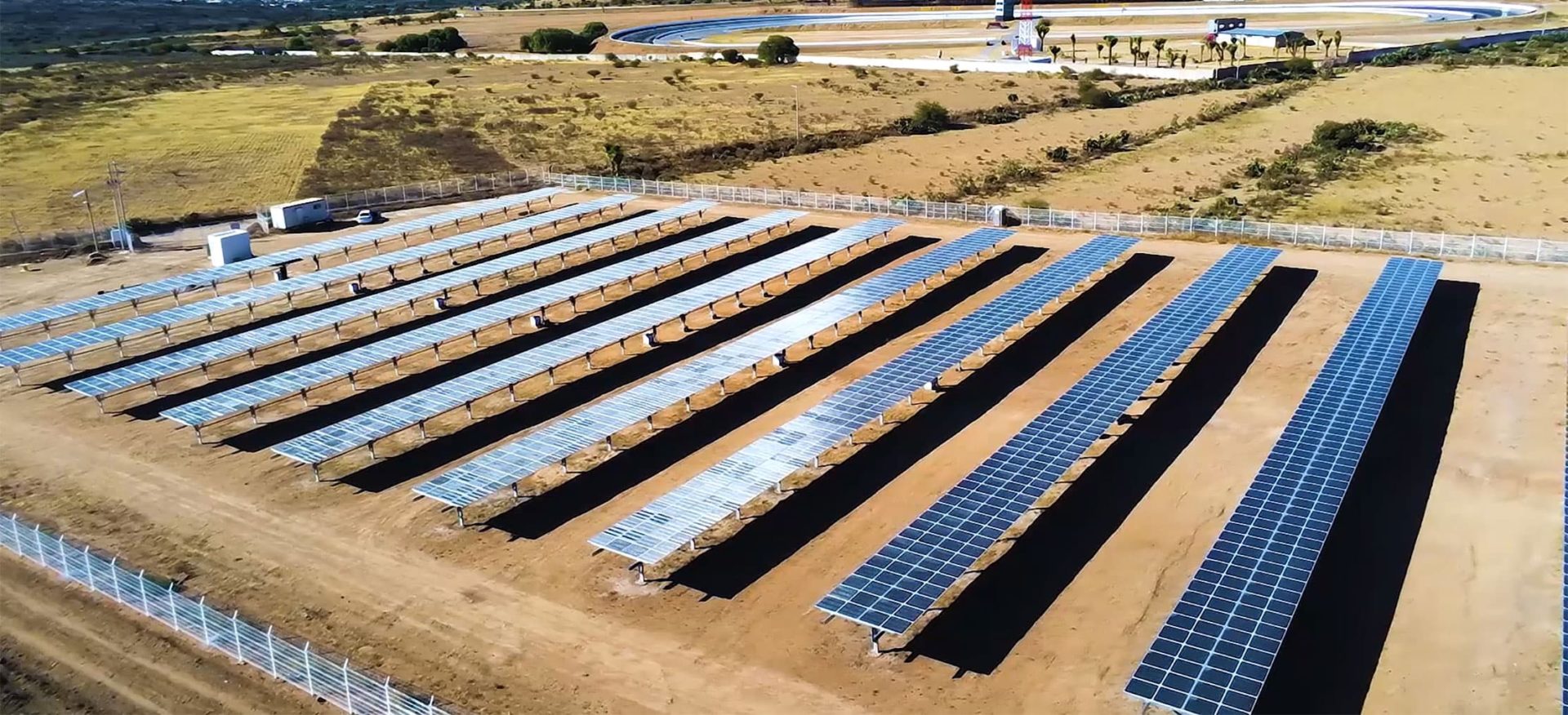Solarparks Autodromo 1 in Mexiko
