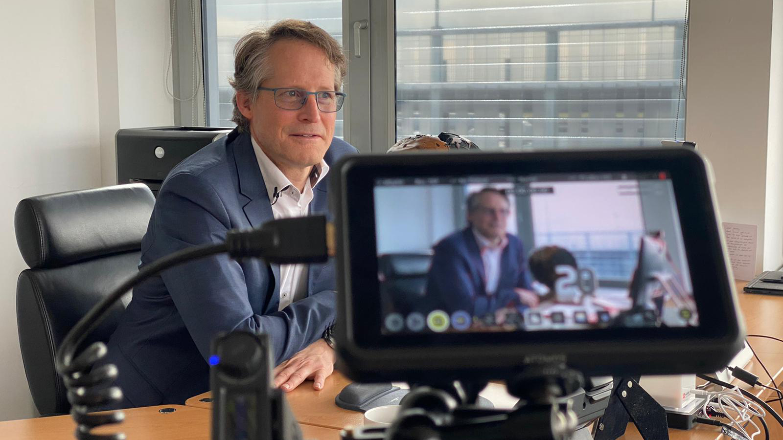 Ein Gründes Band im Gewerbebiet Hirschberg Süd möchte Joachim Goldbeck errichten