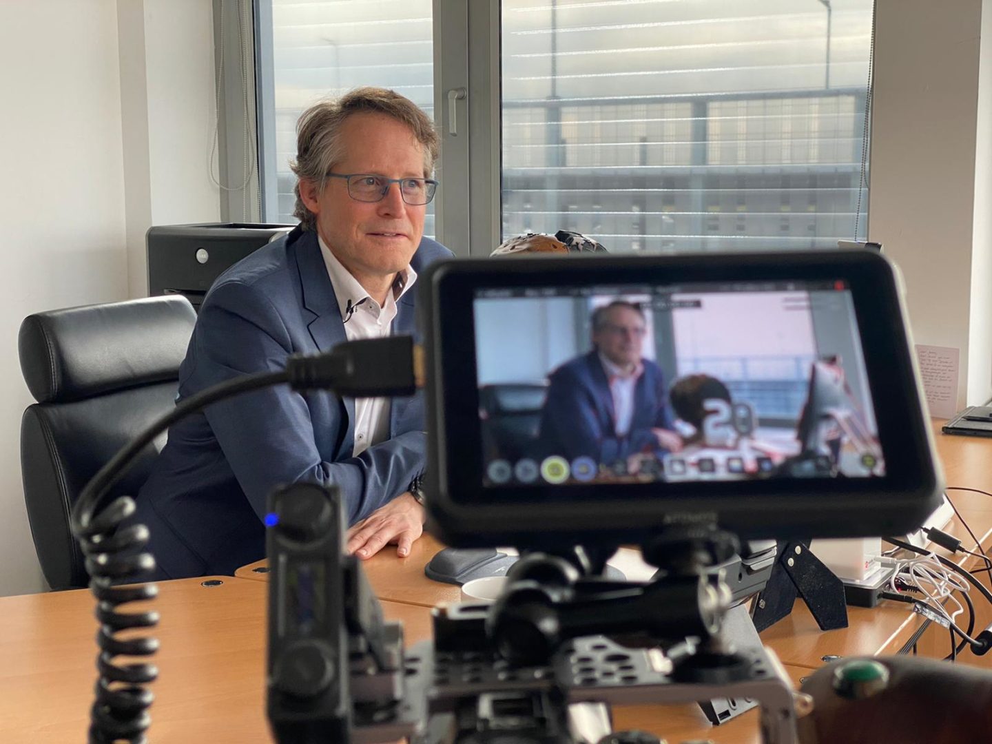 Ein Gründes Band im Gewerbebiet Hirschberg Süd möchte Joachim Goldbeck errichten