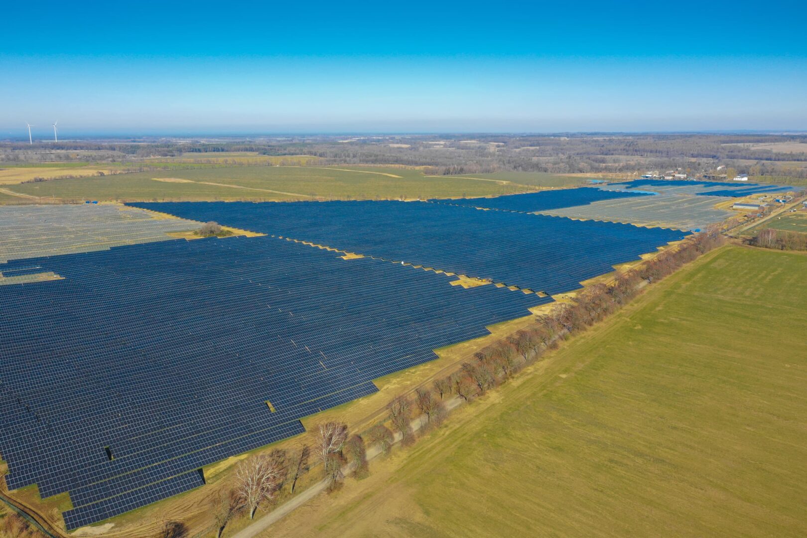 Solarpark Zwartowo in Polen in Betrieb