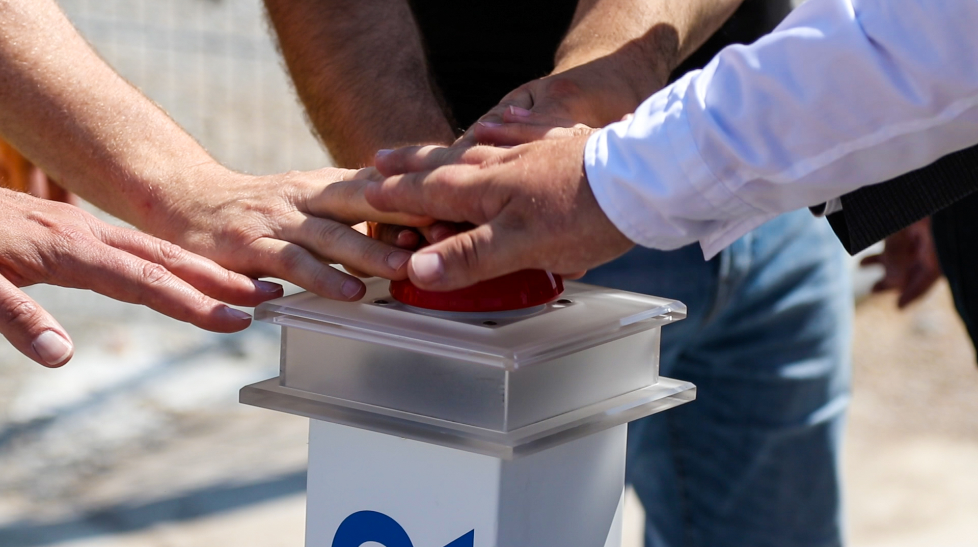 Eröffnung des Solarparks Bruhrain-Süd.