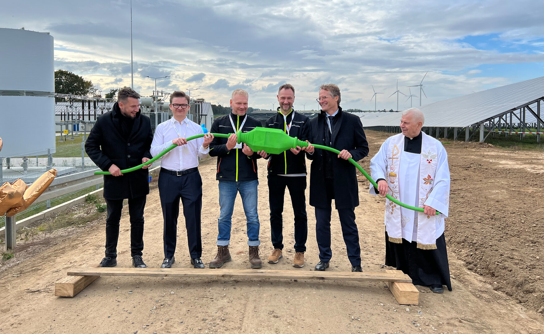 Feierliche Einweihnung Zwartowo Solarpark