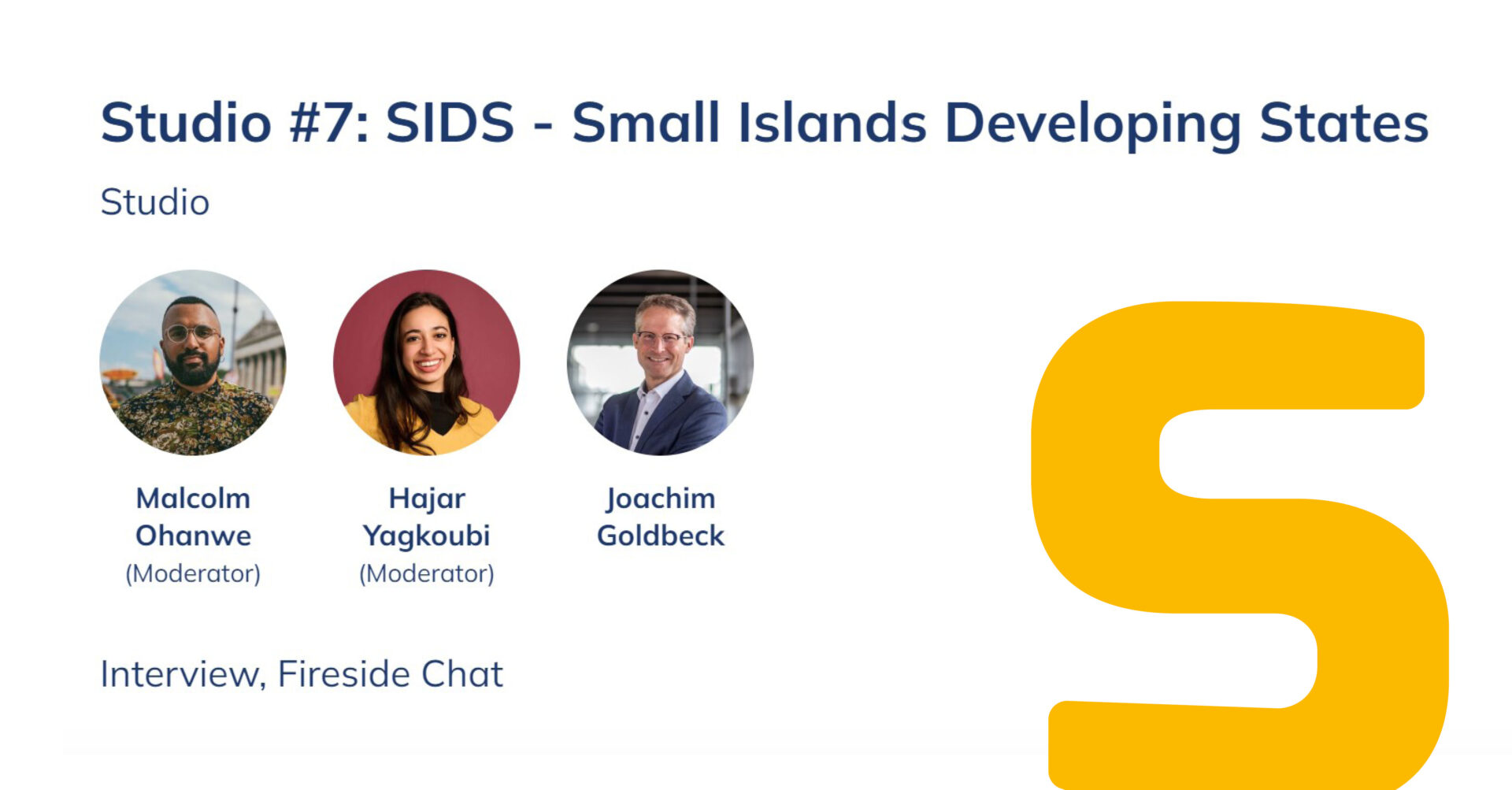 Ankündigung des Talks 