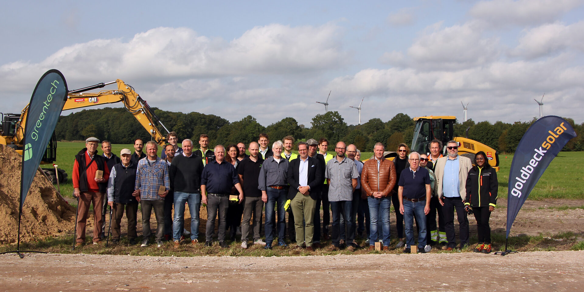 GOLDBECK SOLAR and greentech ground breaking