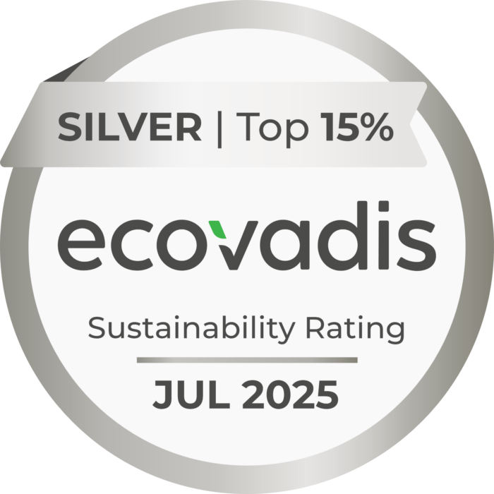 ecovadis Sustainability Rating 2025 - Silver Top 15%